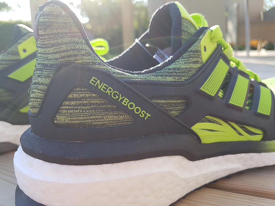 Adidas energy boost løbesko fra siden