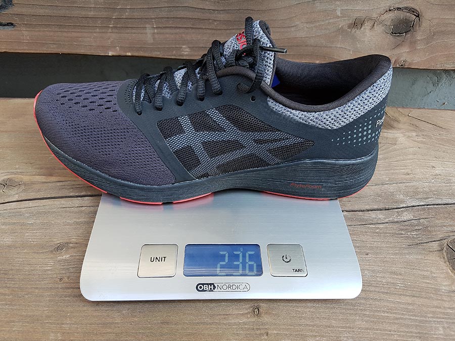 weight on asics roadhawk