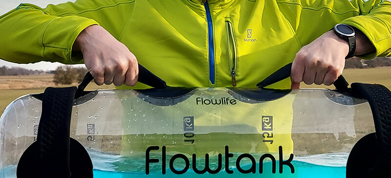 handle on flow tank