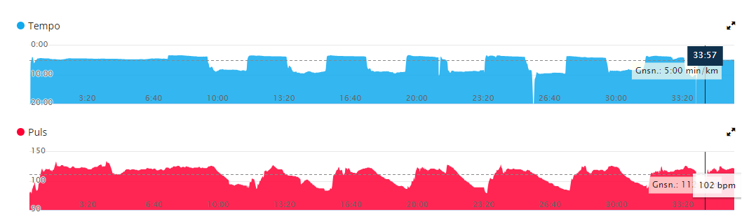 train 30-20-10 intervals