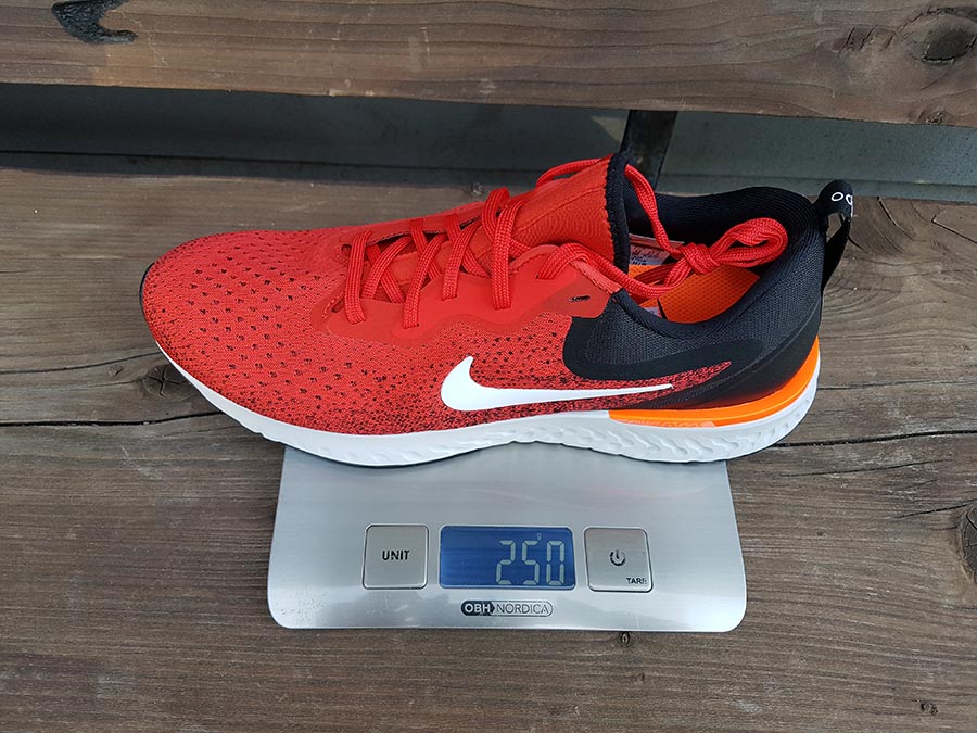 vægt på nike odyssey react
