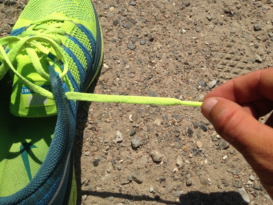 too short ties in nike flyknit lunar