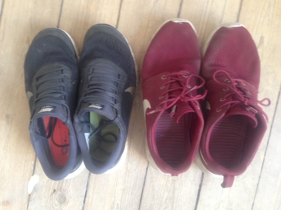 Nike Free compared to Nike Roshe Run shoes