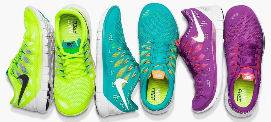 Nike free women's model colors