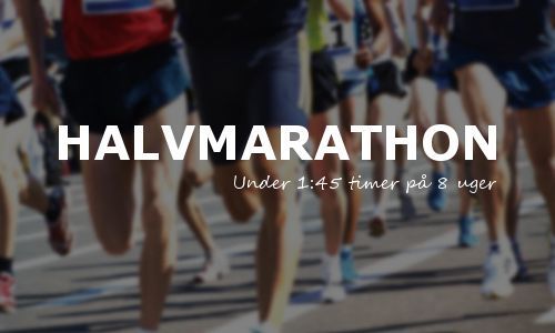 Halvmarathon 1 45 timer 8 uger