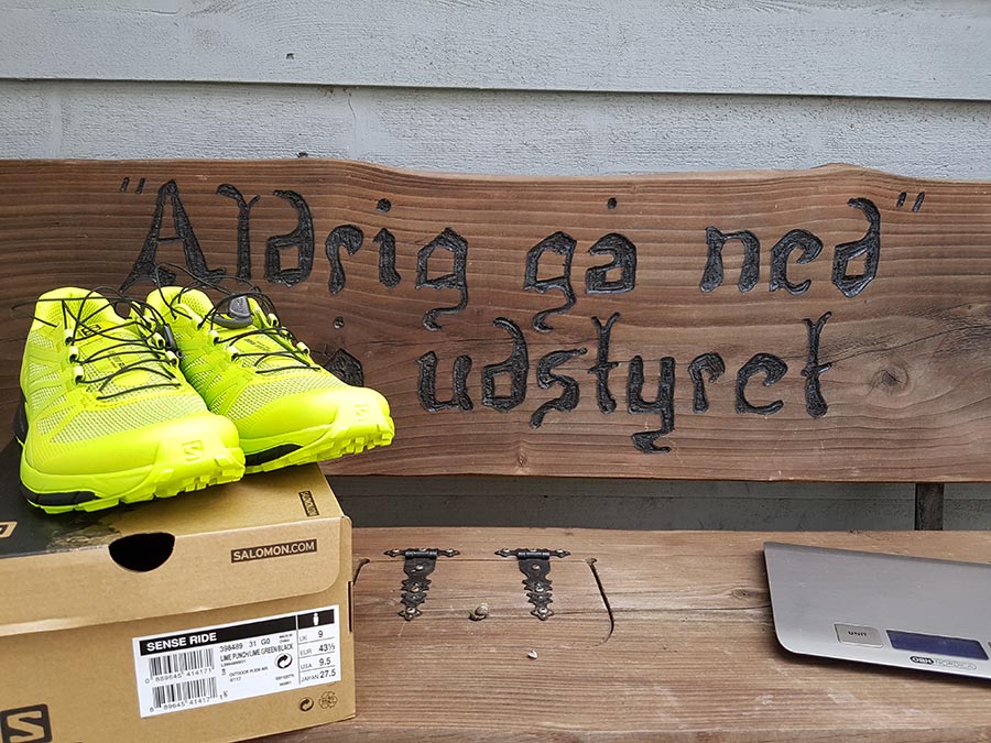 test af salomon sense ride