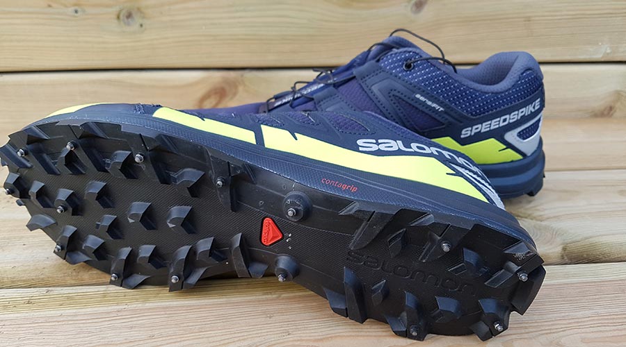 the sole of the salomon speedspike cs