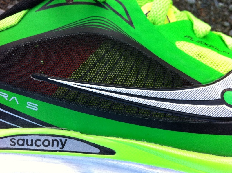 Saucony Kinvara 14 mesh upper