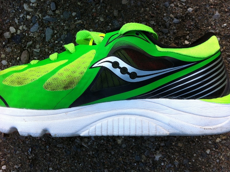 Saucony Kinvara 8 wedge on the inside