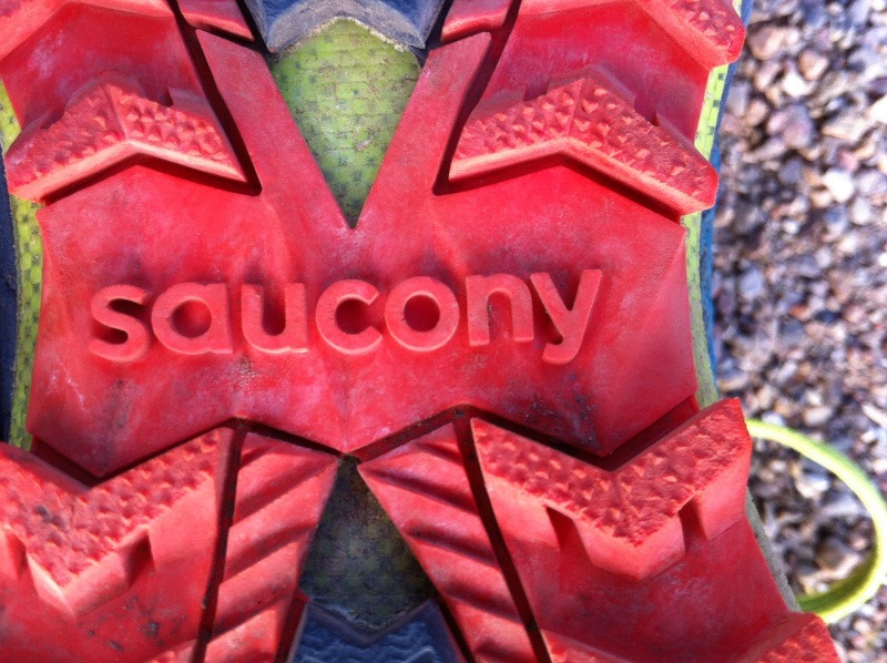 Saucony peregrine 7 sole part 2 closeup by saucony