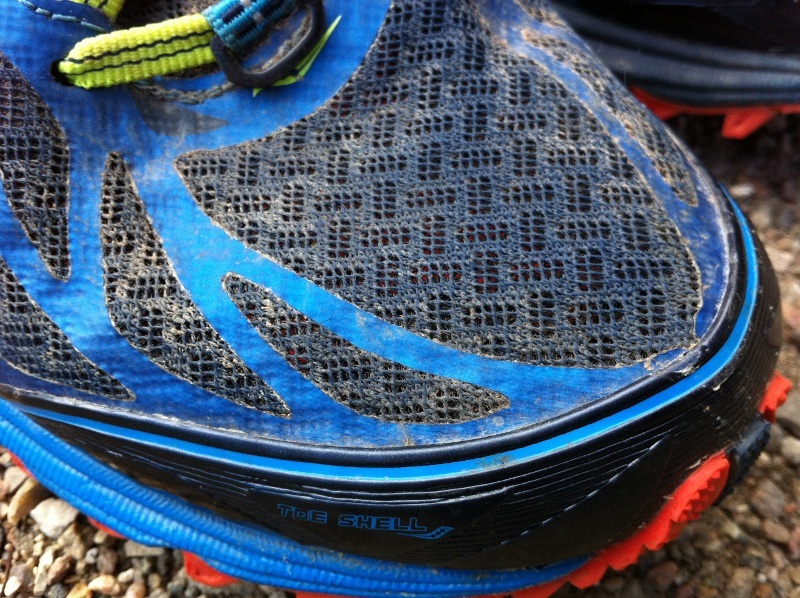 Saucony peregrine 9 shoe tip