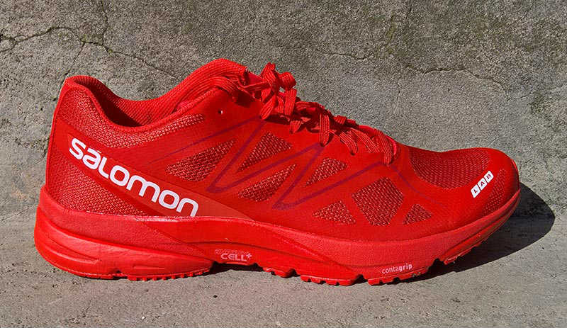 salomon s-lab sonic seen from the side